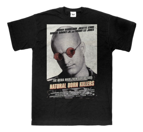 Camiseta Assassinos Por Natureza Natural Born Killers Stone